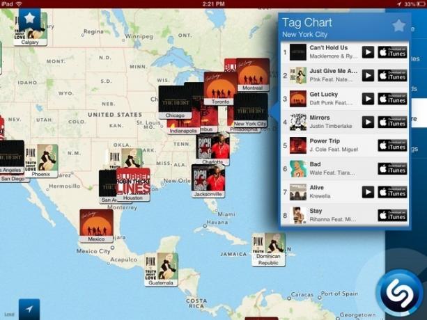Shazam iPad Tutki