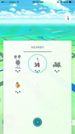 pokemon-à proximité-sélectionnez
