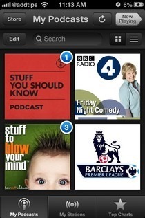 Podcast iOS Grid