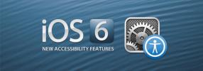 Ieskats operētājsistēmas iOS 6 vadāmajā piekļūšanai un citām jaunām pieejamības funkcijām