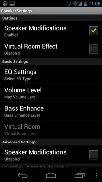 CM9-musiikki-App-Android-Audio-asetukset