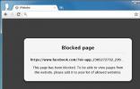 Hviteliste for Chrome blokkerer tilgang til alle nettsteder unntatt tillatte