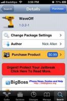 Включение и выключение экрана вашего iPhone с помощью жеста Wave с помощью WaveOff