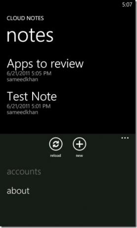 Cloud-Notes- (Notes-to-Dropbox) -Pro-Windows-Phone-7