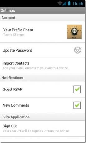 Evite-Android-Settings