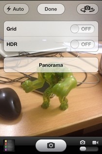 Opcija panorame iOS 6