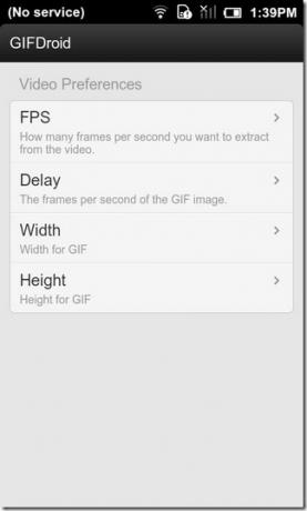 GIFDroid-Android-Setări