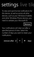 Unificación: Centro de notificaciones combinado para Windows Phone y Windows
