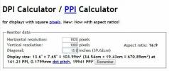 Как рассчитать плотность PPI вашего экрана
