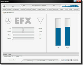Zvukové efekty EFX - Nexus Radio