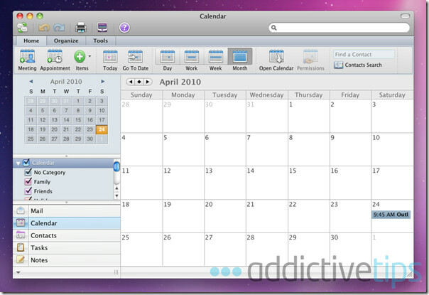 Outlook 2011 - kalendarz