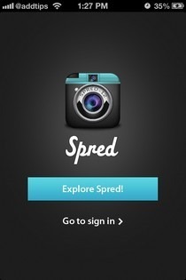 Spred iOS Welcome
