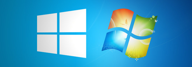 Windows-7-näyttää-ja-ominaisuudet vs. Windows-8